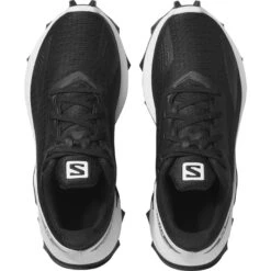 Salomon Alphacross Blast Junior Trail Running Shoes Kids - Black/white/black -Sportwinkel salomon alphacross blast junior trail running shoe black wht black 02 844842