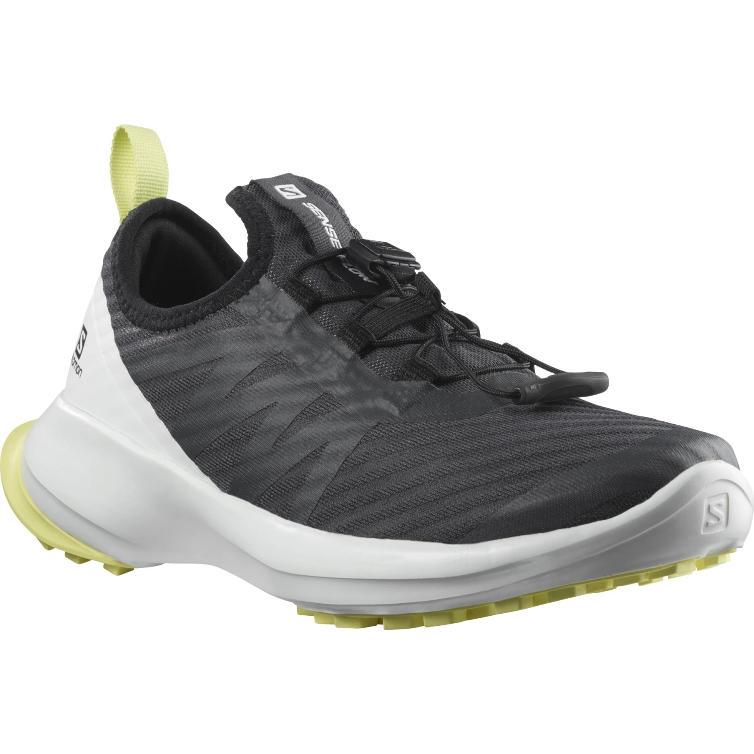 Salomon Sense Flow Junior Trail Running Shoes - Ebony/white/charlock 1 Salomon Sense Flow Junior Trail Running Shoes - Ebony/white/charlock