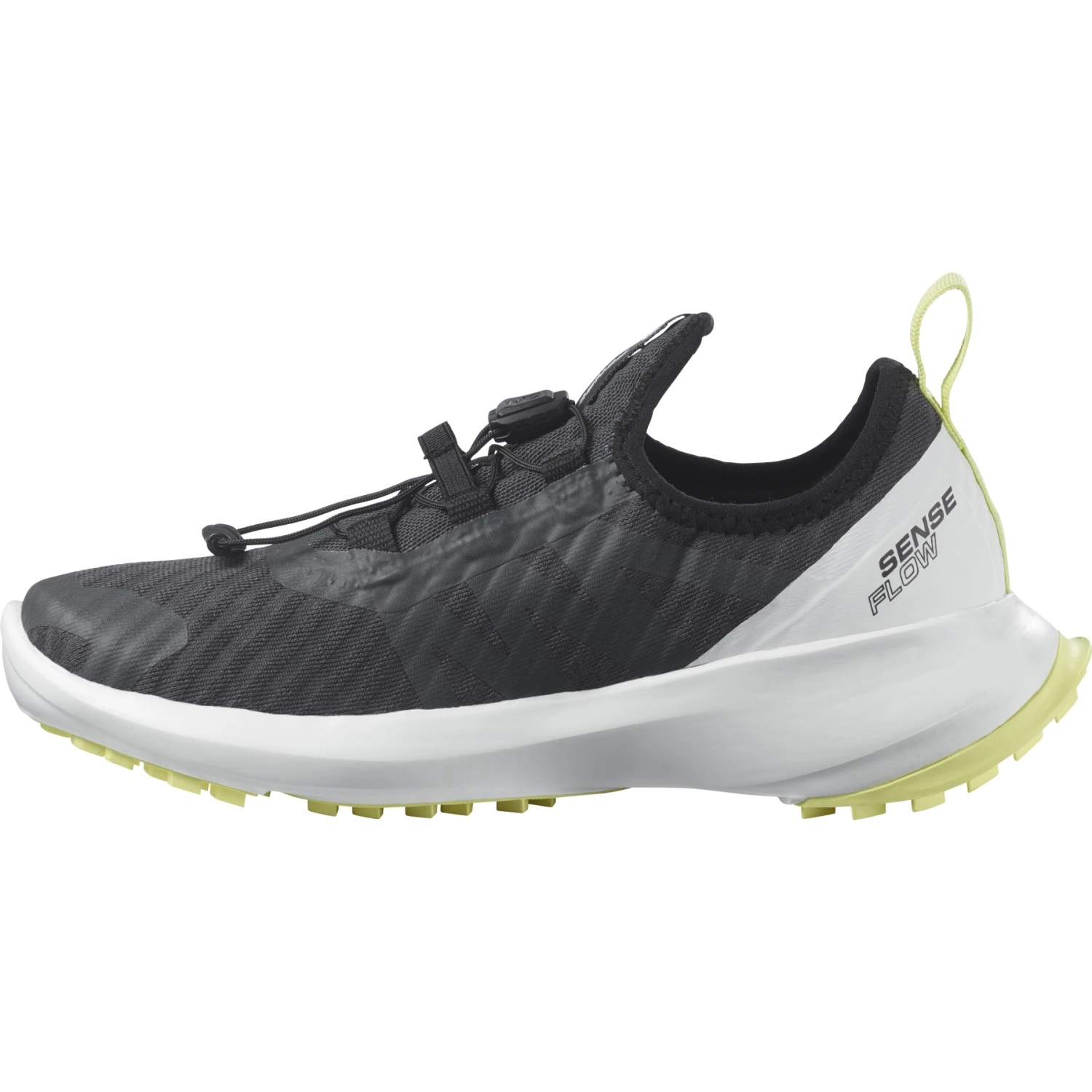 Salomon Sense Flow Junior Trail Running Shoes - Ebony/white/charlock 3 Salomon Sense Flow Junior Trail Running Shoes - Ebony/white/charlock - Afbeelding 3