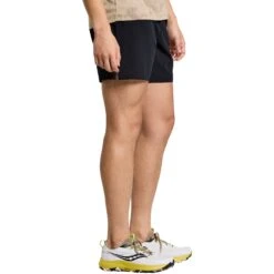 Saucony E. Utility 6" Shorts - Zwart -Sportwinkel saucony explorer utility 6 shorts black 5 1451774