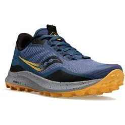 Saucony Peregrine 12 Women Trail Shoe - Basin/gold