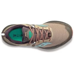Saucony Ride 15 TR Dames Hardloopschoenen - Desert/sprig -Sportwinkel saucony ride 15 tr running shoes women desert sprig 3 1377857