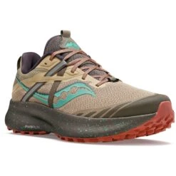 Saucony Ride 15 TR Dames Hardloopschoenen - Desert/sprig -Sportwinkel saucony ride 15 tr running shoes women desert sprig 5 1377859