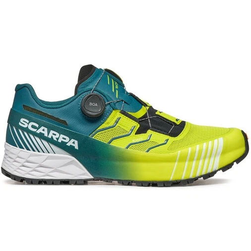 Scarpa Ribelle Run Kalibra HT Trail Running Schoenen - Lime Green/deep Lagoon 1 Scarpa Ribelle Run Kalibra HT Trail Running Schoenen - Lime Green/deep Lagoon