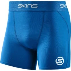 SKINS 1-Series Fitness Half Tights - Bright Blue -Sportwinkel skins 1 series fitness shorts bright blue 1 1392516