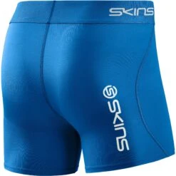 SKINS 1-Series Fitness Half Tights - Bright Blue -Sportwinkel skins 1 series fitness shorts bright blue 2 1392517
