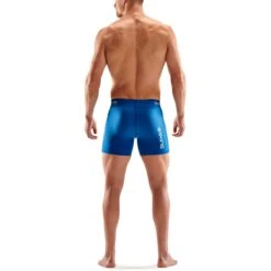 SKINS 1-Series Fitness Half Tights - Bright Blue -Sportwinkel skins 1 series fitness shorts bright blue 6 1392521