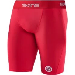 SKINS 1-Series Half Tights - Rood -Sportwinkel skins 1 series half tights red 1 1393644