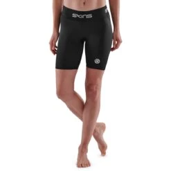 SKINS 1-Series Half Tights Dames - Zwart