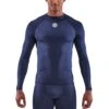 SKINS 1-Series Shirt Met Lange Mouwen - Navy Blue