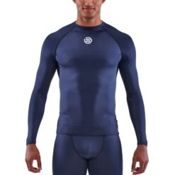 SKINS 1-Series Shirt Met Lange Mouwen - Navy Blue