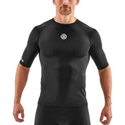 SKINS 1-Series Shirt Met Korte Mouwen - Zwart