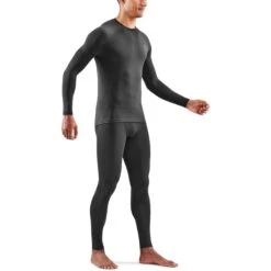 SKINS 2-Series Shirt Met Lange Mouwen - Zwart -Sportwinkel skins 2 series long sleeve top black 2 1495254