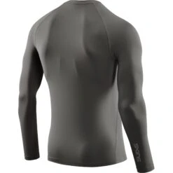 SKINS 2-Series Shirt Met Lange Mouwen - Charcoal -Sportwinkel skins 2 series long sleeve top charcoal 2 1392171