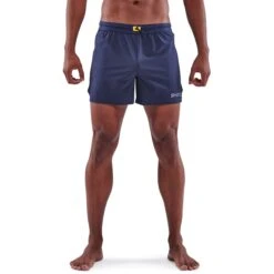 SKINS 3-Series 4" Hardloopshort - Navy Blue