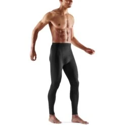 SKINS 3-Series Sleepwear Tights - Zwart -Sportwinkel skins 3 series sleepwear long tight black 6 1494817