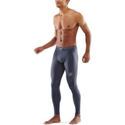 SKINS 3-Series T&R Long Tights - Charcoal -Sportwinkel skins 3 series t r long tight charcoal 5 1390547