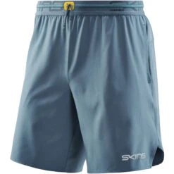 SKINS 3-Series 7" X-Fit Hardloopshort - Bluw Grijs