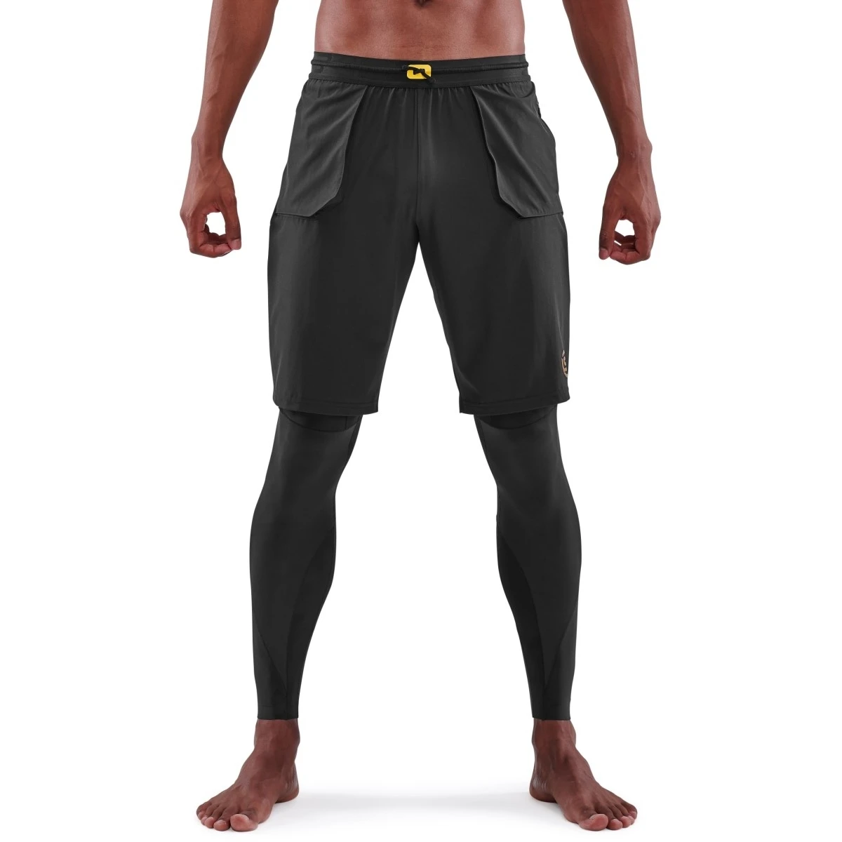 SKINS 5-Series Superpose Tights - Zwart 1 SKINS 5-Series Superpose Tights - Zwart