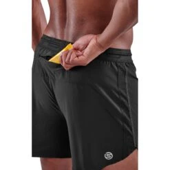 SKINS 3-Series 4" Hardloopshort - Zwart -Sportwinkel skins activewear men 3 series run shorts black 6 892244