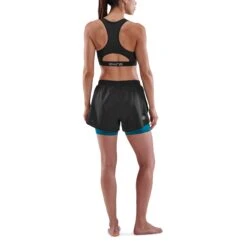 SKINS 3-Series X-Fit Shorts Dames - Zwart -Sportwinkel skins activewear women 3 series x fit shorts black 4 892379
