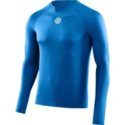 SKINS 1-Series Shirt Met Lange Mouwen - Bright Blue -Sportwinkel skins compression 1 series long sleeve top bright blue 1 1130854