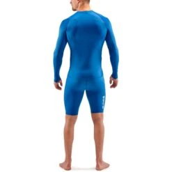 SKINS 1-Series Shirt Met Lange Mouwen - Bright Blue -Sportwinkel skins compression 1 series long sleeve top bright blue 3 1130856