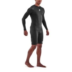 SKINS 1-Series Shirt Met Lange Mouwen - Zwart -Sportwinkel skins compression 1 series men long sleeve top black 4 892466