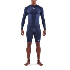 SKINS 1-Series Shirt Met Lange Mouwen - Navy Blue -Sportwinkel skins compression 1 series men long sleeve top navy blue 1 892486