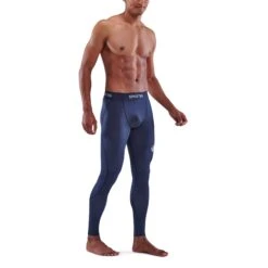 SKINS 1-Series Tights - Navy Blue -Sportwinkel skins compression 1 series men long tights navy blue 4 892963