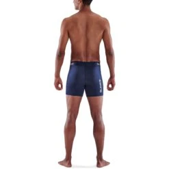 SKINS 1-Series Fitness Half Tights - Navy Blue -Sportwinkel skins compression 1 series men shorts navy blue 2 941281