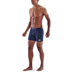 SKINS 1-Series Fitness Half Tights - Navy Blue -Sportwinkel skins compression 1 series men shorts navy blue 4 941283
