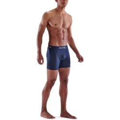 SKINS 1-Series Fitness Half Tights - Navy Blue -Sportwinkel skins compression 1 series men shorts navy blue 5 941284