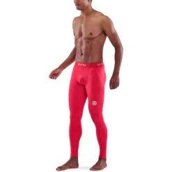 SKINS 1-Series Tights - Rood -Sportwinkel skins compression 1 series mens long tights red 5 1067215