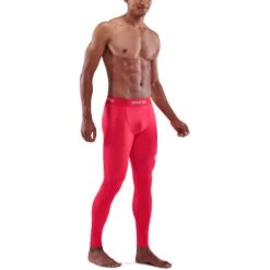 SKINS 1-Series Tights - Rood -Sportwinkel skins compression 1 series mens long tights red 6 1067216