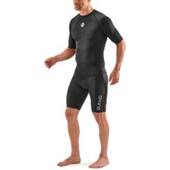 SKINS 1-Series Shirt Met Korte Mouwen - Zwart -Sportwinkel skins compression 1 series short sleeve top black 6 1130819