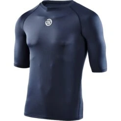 SKINS 1-Series Shirt Met Korte Mouwen - Navy Blue -Sportwinkel skins compression 1 series short sleeve top navy blue 1 1130823
