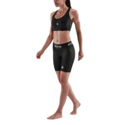 SKINS 1-Series Half Tights Dames - Zwart -Sportwinkel skins compression 1 series women half tights black 3 892972