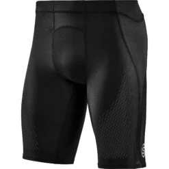 SKINS 3-Series Hardloop-Half-Tights 400 - Black/Stars -Sportwinkel skins compression 3 series halftights 400 black stars 1 1131314
