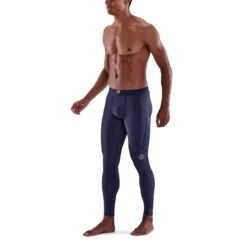 SKINS 3-Series Thermo Legging - Navy Blue -Sportwinkel skins compression 3 series men thermal long tights black 3 892788