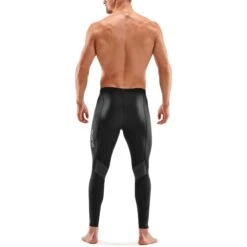 SKINS 3-Series Herstel Long Tights - Black/Graphite -Sportwinkel skins compression 3 series recovery long tights black graphite 3 1131410