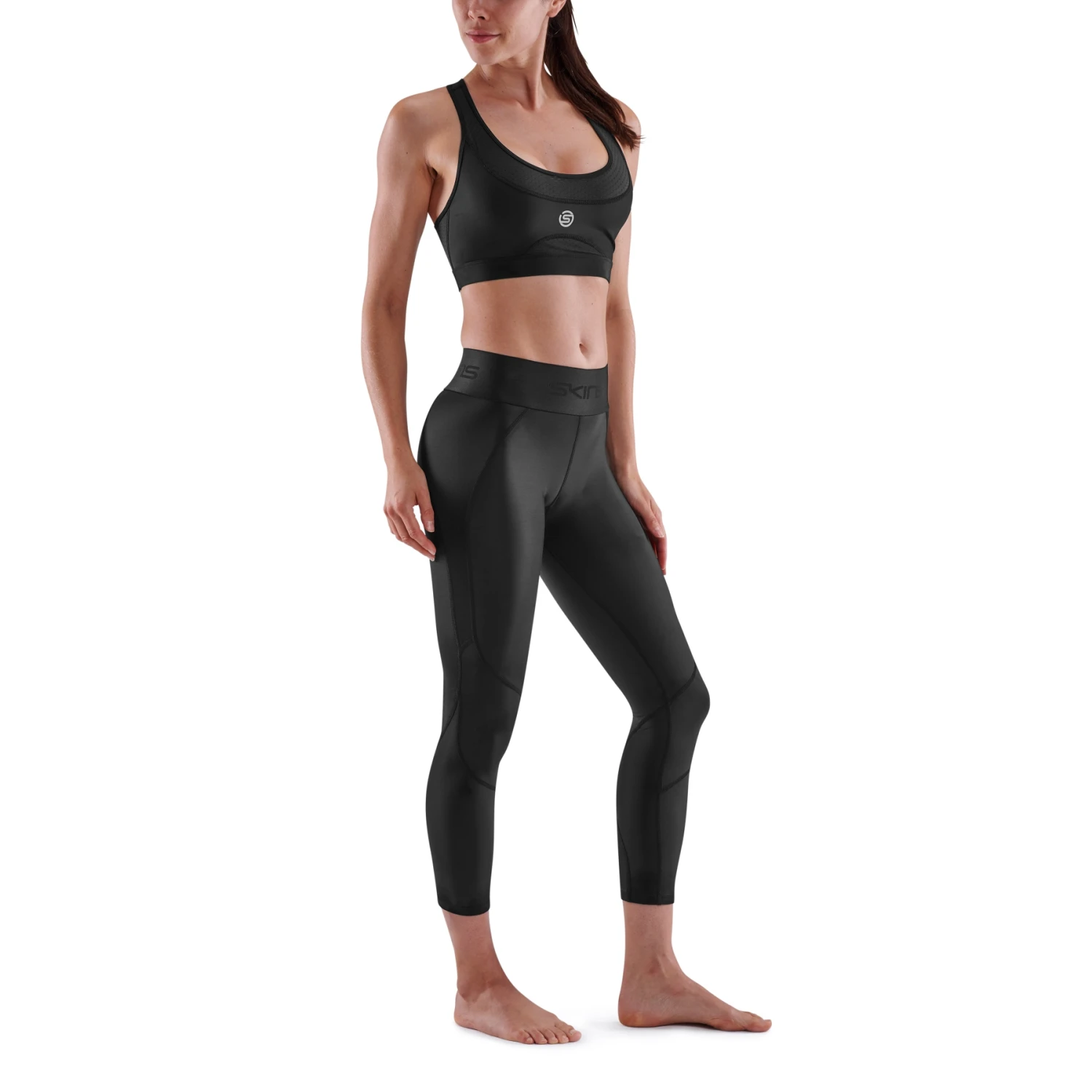 SKINS Compression Dames 3-Series Long Tights - Zwart 5 SKINS Compression Dames 3-Series Long Tights - Zwart - Afbeelding 5