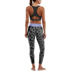 SKINS Compression 3-Series Long Tights Dames - Animal Black -Sportwinkel skins compression 3 series womens long tights animal black 1 1067951