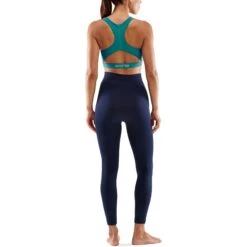 SKINS Compression Dames 3-Series Naadloze Long Tights - Navy Blue -Sportwinkel skins compression 3 series womens seamless long tights navy blue 5 1068049