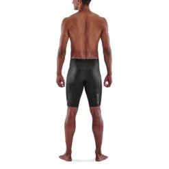 SKINS 5-Series Hardloop-Half-Tights - Zwart -Sportwinkel skins compression 5 series men half tights black 5 893757