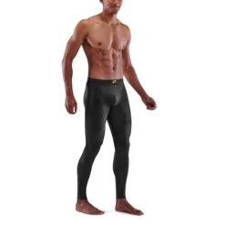 SKINS 5-Series Long Tights - Zwart -Sportwinkel skins compression 5 series men long tights black 4 893657