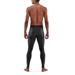SKINS 5-Series Long Tights - Zwart -Sportwinkel skins compression 5 series men long tights black 5 893658