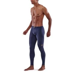 SKINS 5-Series Long Tights - Navy Blue -Sportwinkel skins compression 5 series men long tights navy blue 3 893667