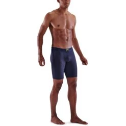 SKINS 5-Series Powershorts - Navy Blue -Sportwinkel skins compression 5 series men powershorts navy blue 5 941856