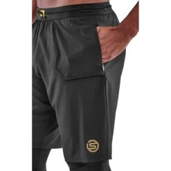 SKINS 5-Series Superpose Tights - Zwart 14 SKINS 5-Series Superpose Tights - Zwart -Sportwinkel skins compression 5 series men superpose long tights black 5 893979